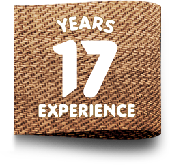 Over 17 years of experience